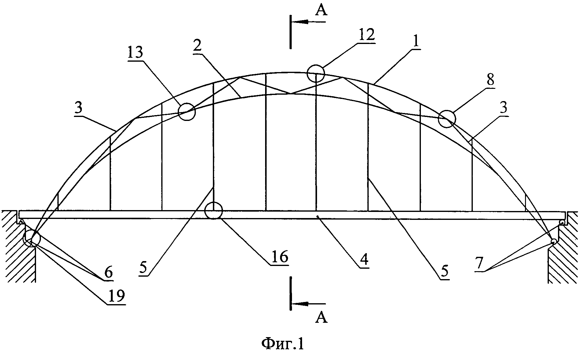 Арочный мост схема