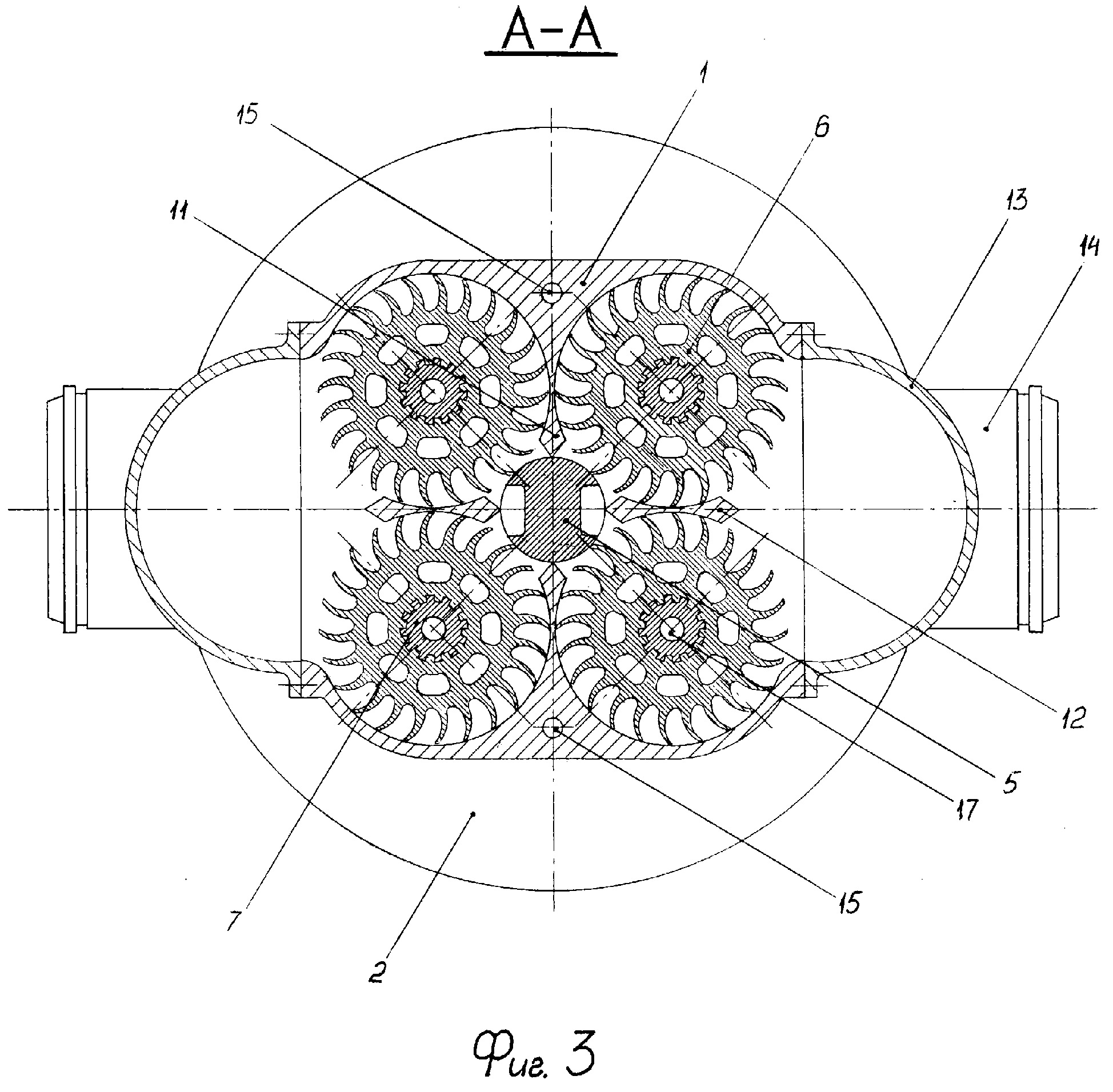 РОТОРНАЯ МАШИНА. Патент № RU 2292461 МПК F01C1/00 | Биржа патентов -  Московский инновационный кластер