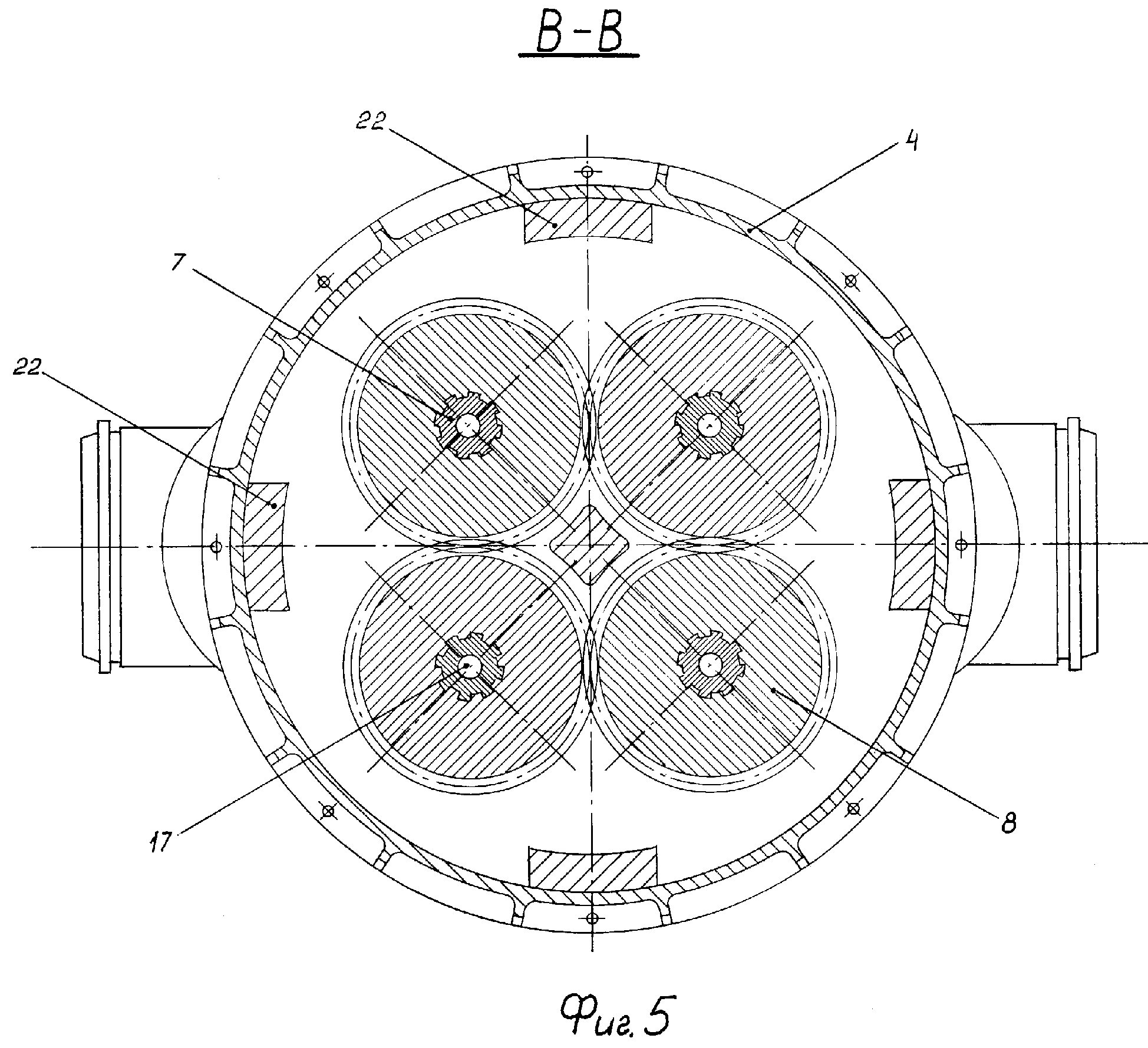 РОТОРНАЯ МАШИНА. Патент № RU 2292461 МПК F01C1/00 | Биржа патентов -  Московский инновационный кластер