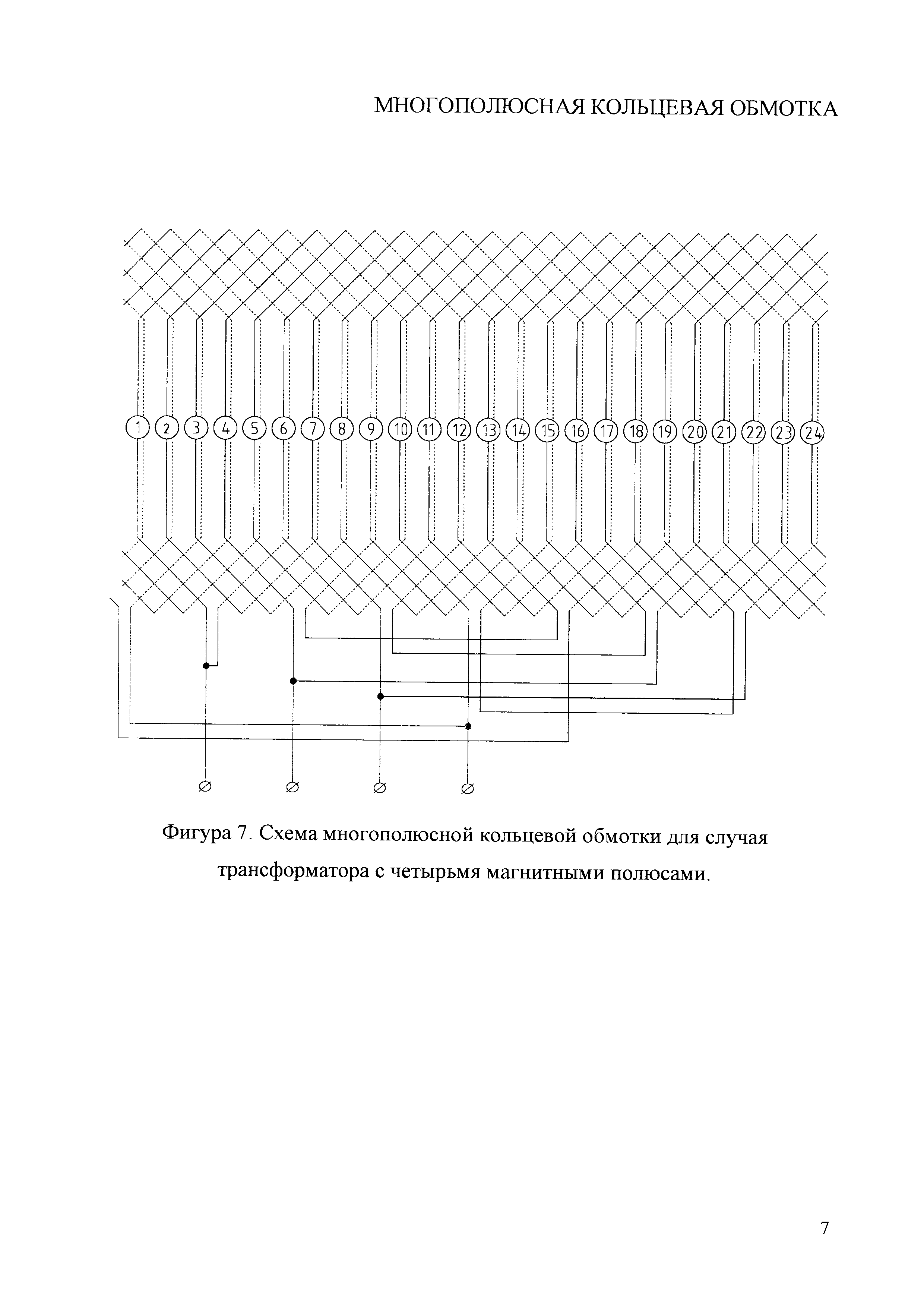 МНОГОПОЛЮСНАЯ КОЛЬЦЕВАЯ ОБМОТКА. Патент № RU 2665686 МПК H01F27/29 | Биржа  патентов - Московский инновационный кластер