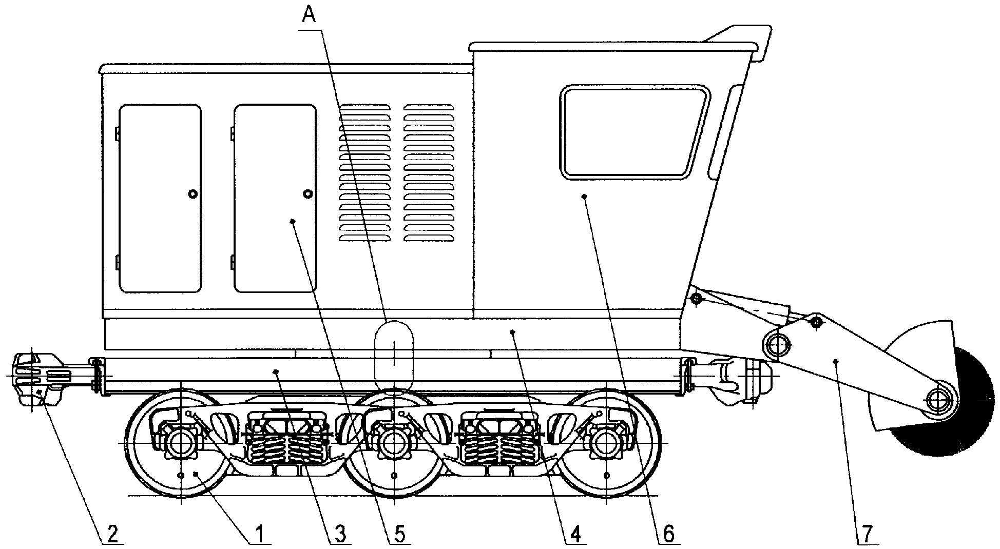 ЖЕЛЕЗНОДОРОЖНОЕ ТРАНСПОРТНОЕ СРЕДСТВО. Патент № RU 67944 МПК B61F5/02 |  Биржа патентов - Московский инновационный кластер